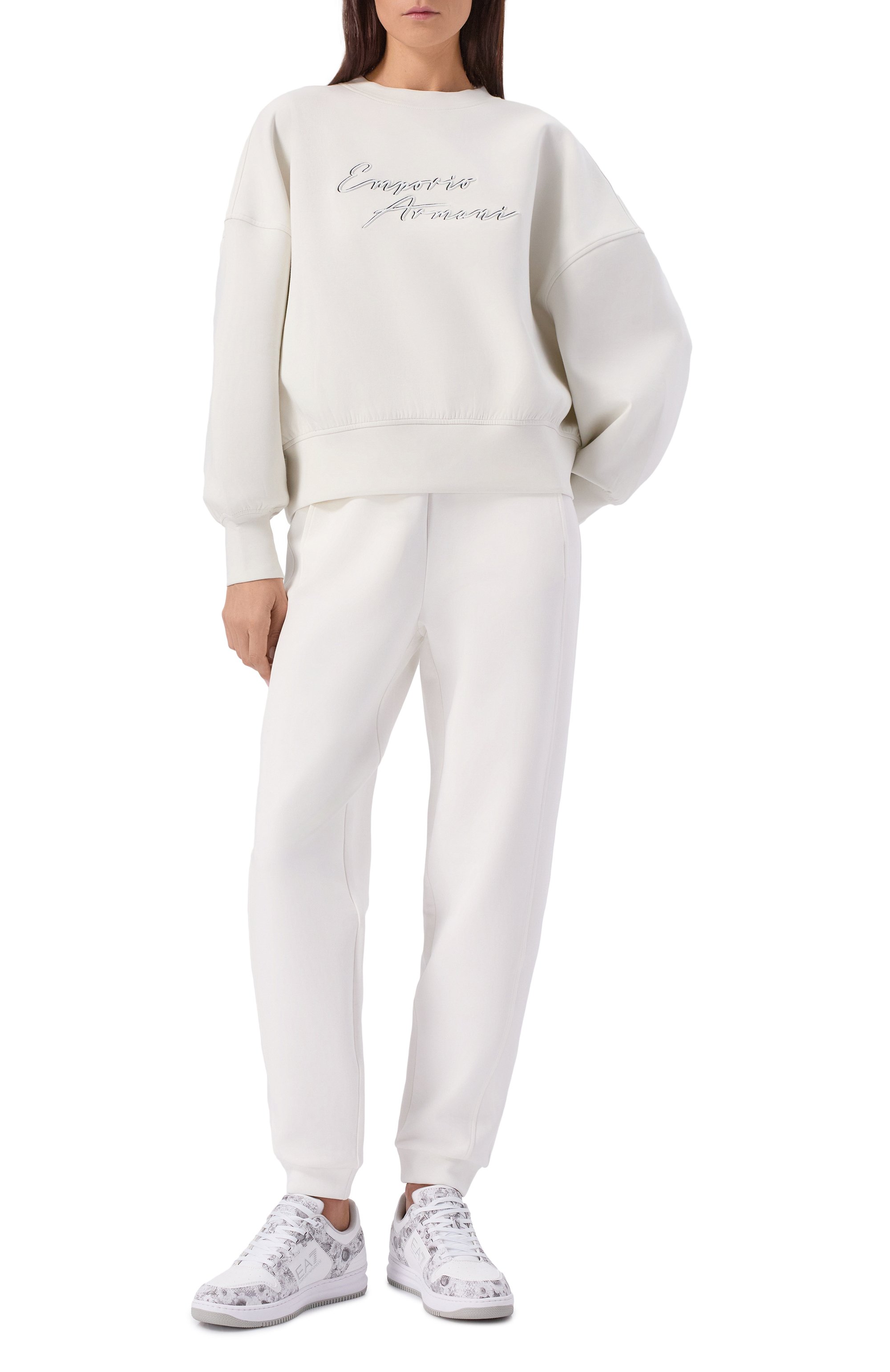 Хлопковые джоггеры EMPORIO ARMANI, арт. EW001360/AF10002, фото 2