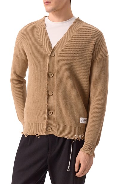 Хлопковый кардиган MM6, арт. SH0HP0008/M13089, фото 3