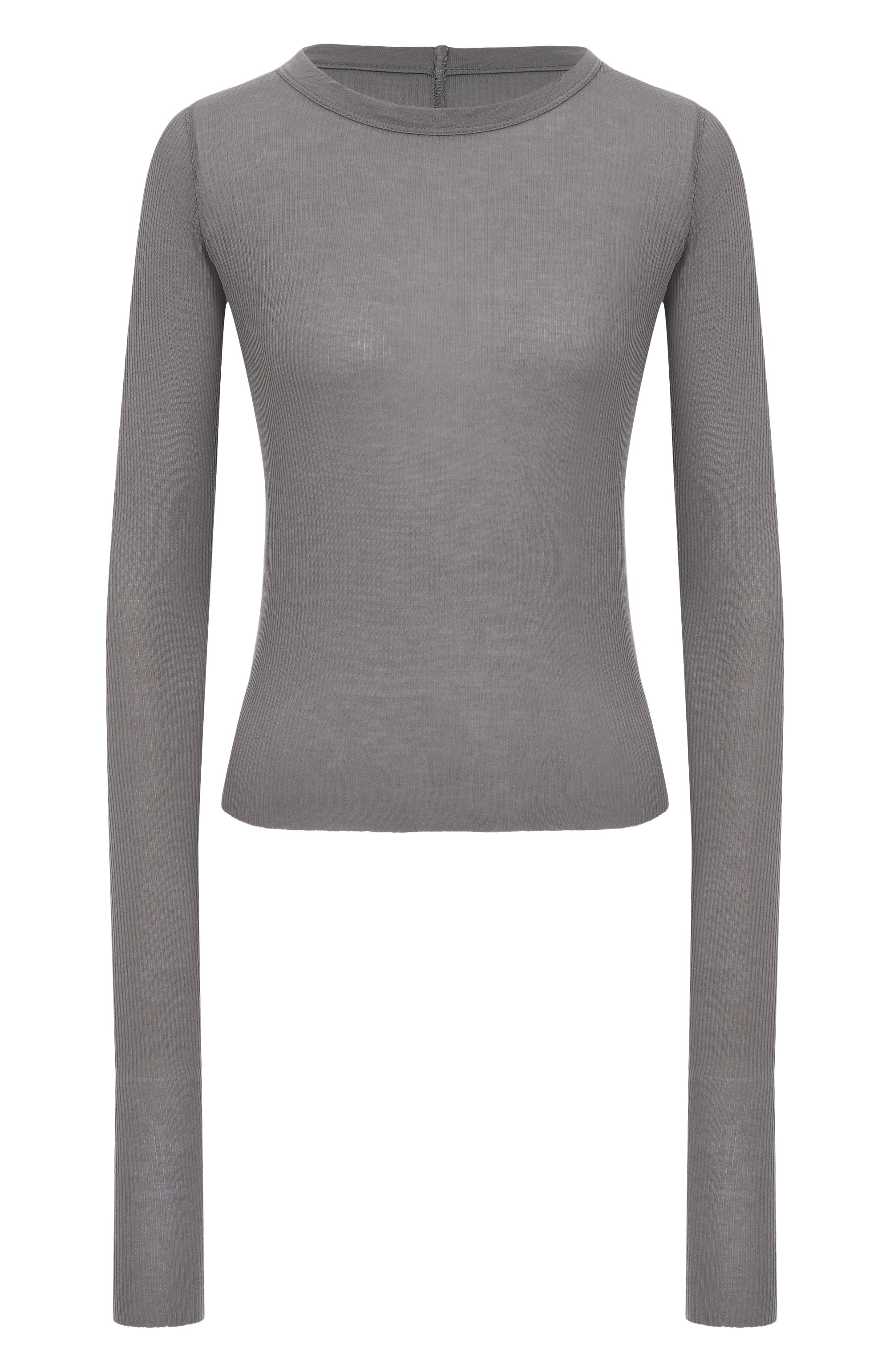 Лонгслив из вискозы и шелка RICK OWENS, арт. RP02E4209/RC, фото 1