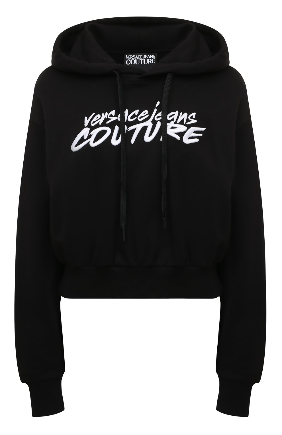 Хлопковое худи VERSACE JEANS COUTURE, арт. 73HAIT16-73DP314 0 L0G0 BRUSH EMBR0/CF01T, фото 1