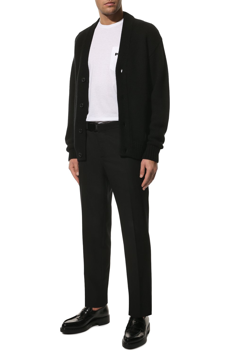 Кашемировый кардиган PRADA, арт. UMG053-1KVZ-F0002-211, фото 2