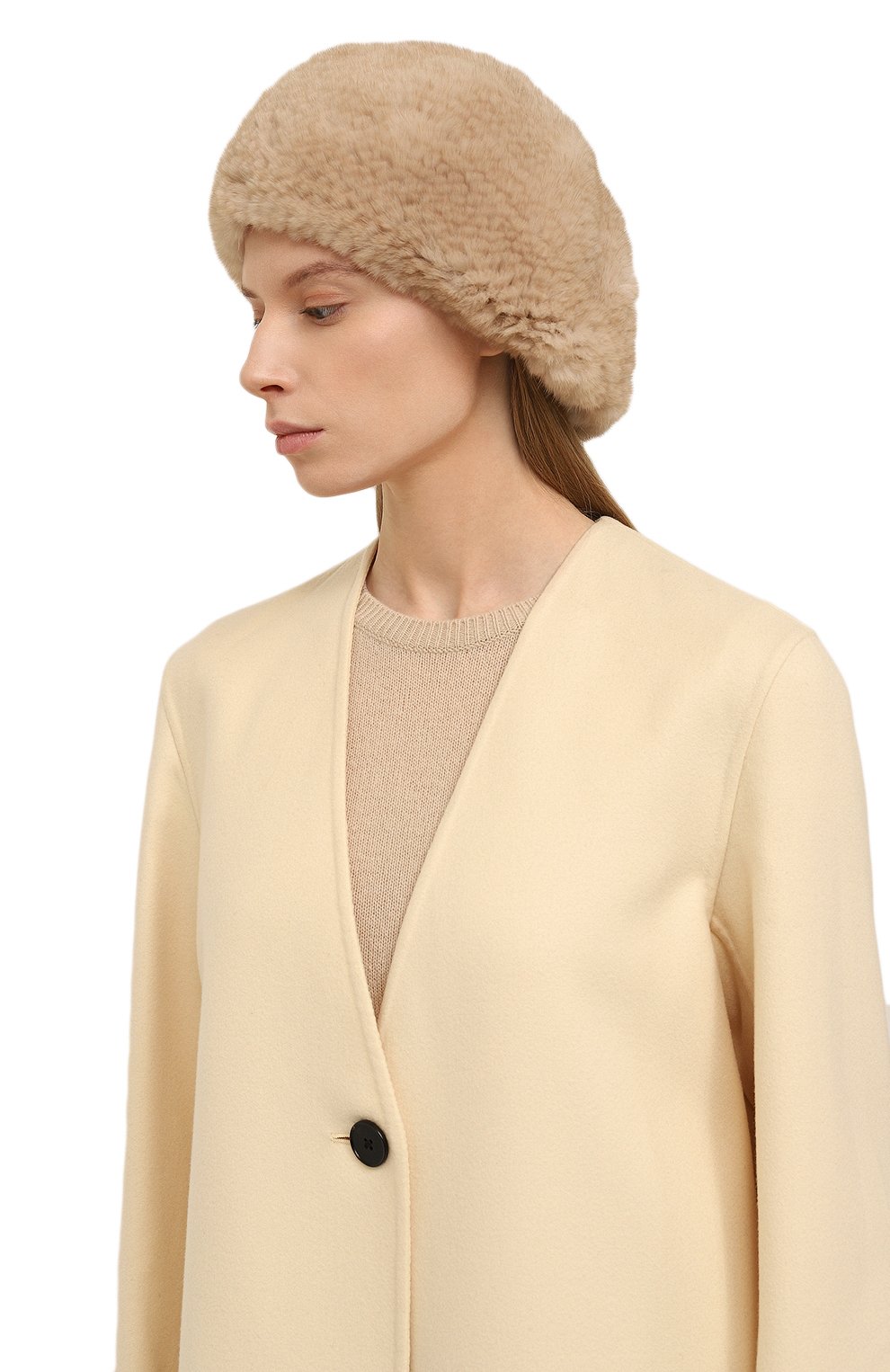 Берет из меха норки VICTORIA KUSENKOVA, арт. 011850011068, фото 2