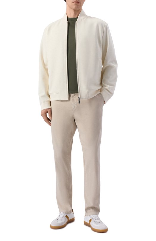 Хлопковая футболка Bogner 58149178 Хаки  58149178 Фото 2