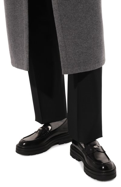 Кожаные пенни-лоферы medusa VERSACE, арт. 1017363/1A12298, фото 3