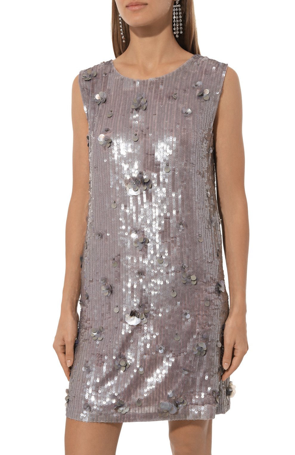 Платье с отделкой пайетками P.A.R.O.S.H., арт. D721967, фото 3