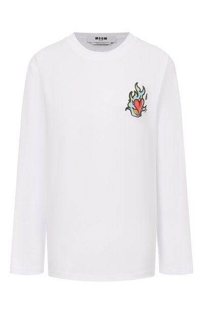 Женская хлопковый лонгслив MSGM, арт. 3941MDM84/257798