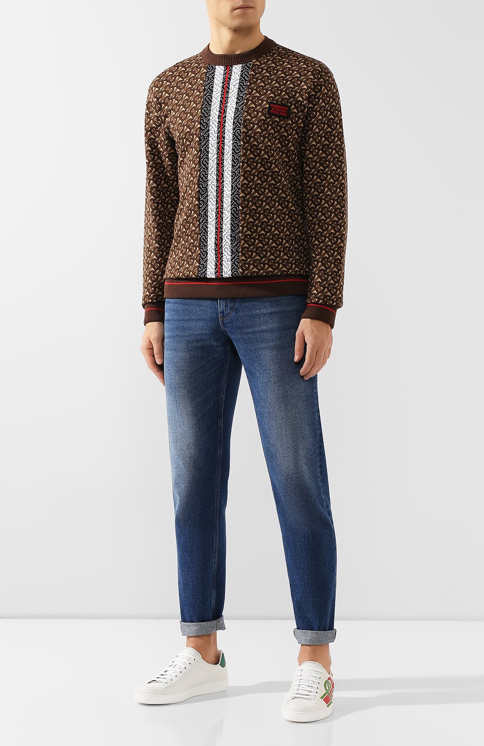 Кожаные кеды ace GUCCI, арт. 576136/A38V0, фото 2