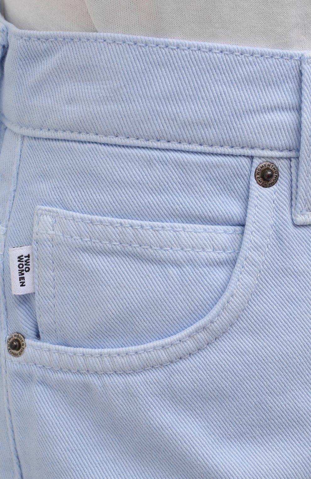 Джинсовые шорты TWO WOMEN IN THE WORLD, арт. D0NY/A1HRT4, фото 5