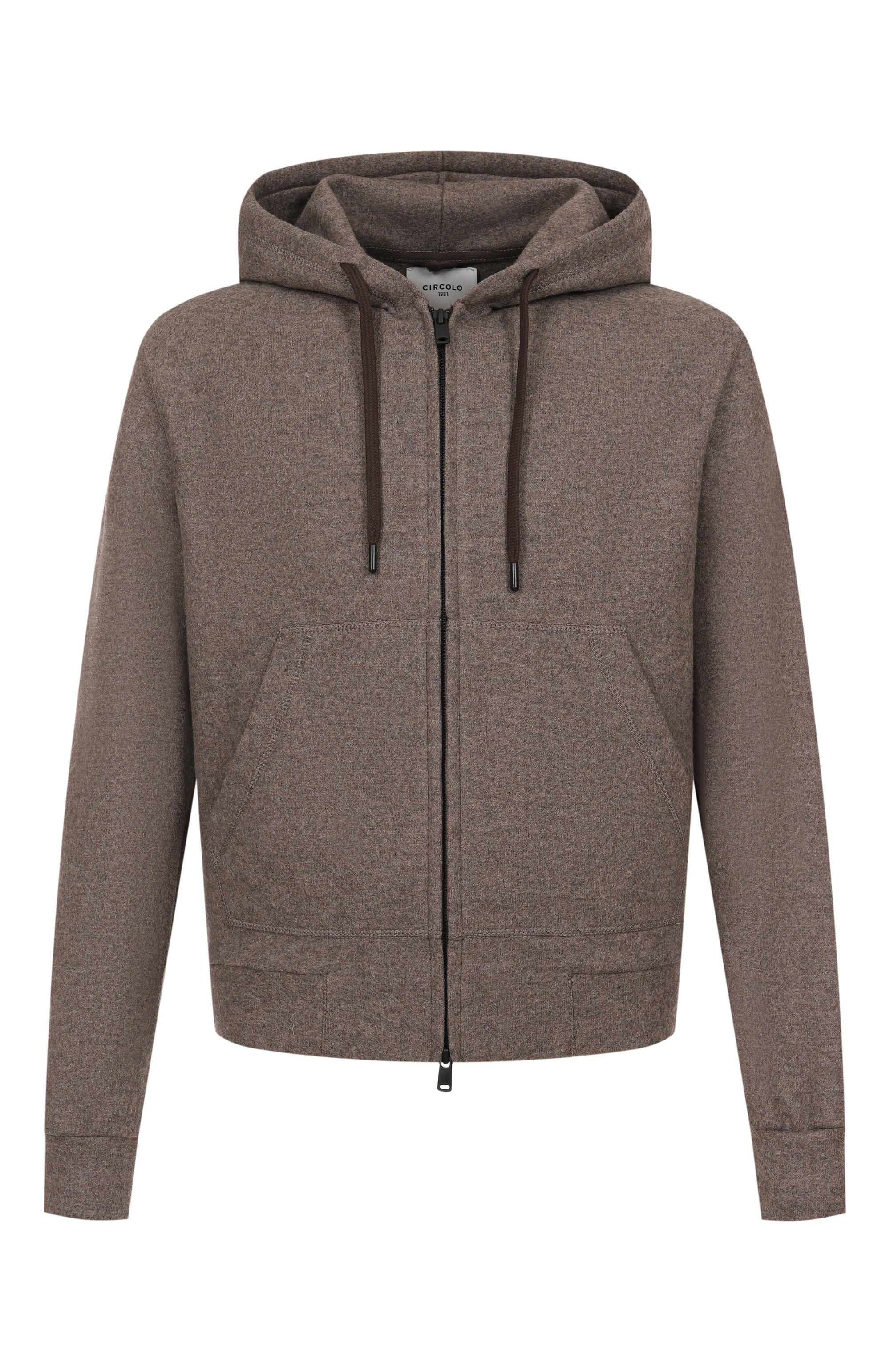 Шерстяная толстовка CIRCOLO 1901 светло-коричневого цвета по цене 59950 руб., арт. CN5109, фото 1 Шерстяная толстовка CIRCOLO 1901, арт. CN5109, фото 1