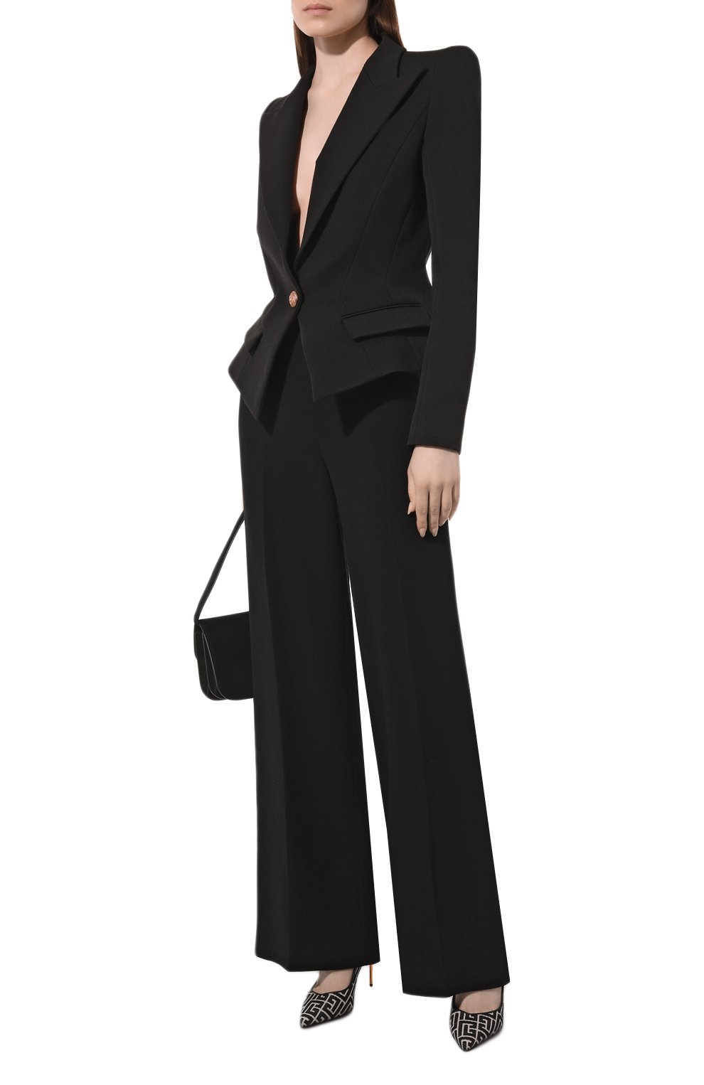 Жакет BALMAIN черного цвета по цене 288500 руб., арт. AF1SE007CC77, фото 2 Жакет BALMAIN, арт. AF1SE007CC77, фото 2
