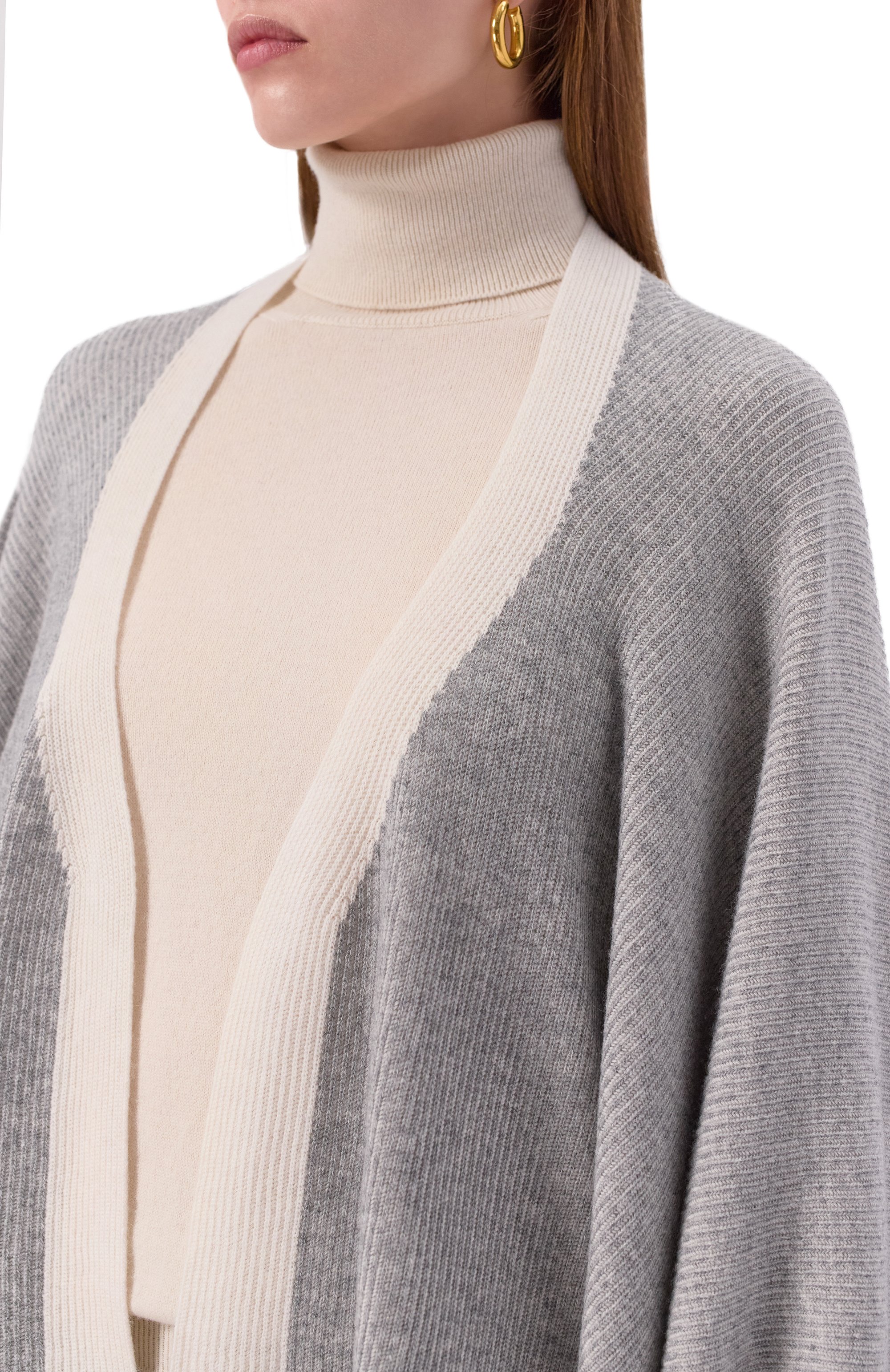 Накидка из шерсти и кашемира LORENA ANTONIAZZI, арт. MM01A/2834, фото 5