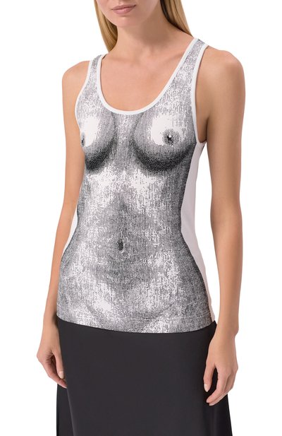 Хлопковая майка MOSCHINO, арт. A1206/0535, фото 3