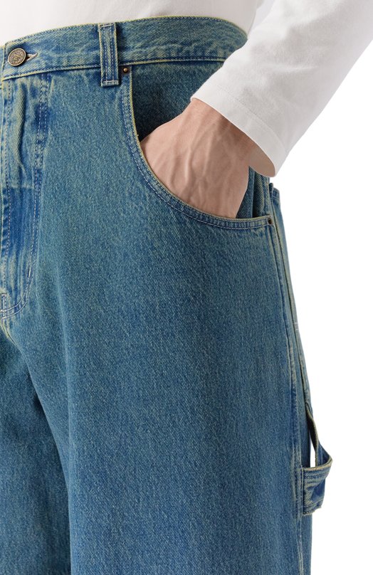 Джинсы VETEMENTS ME76DP085N1/2808 DENIM Синий  ME76DP085N1/2808 DENIM Фото 5
