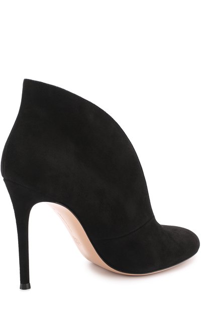 Замшевые ботильоны vamp GIANVITO ROSSI, арт. G29450.15RIC.CAS, фото 4