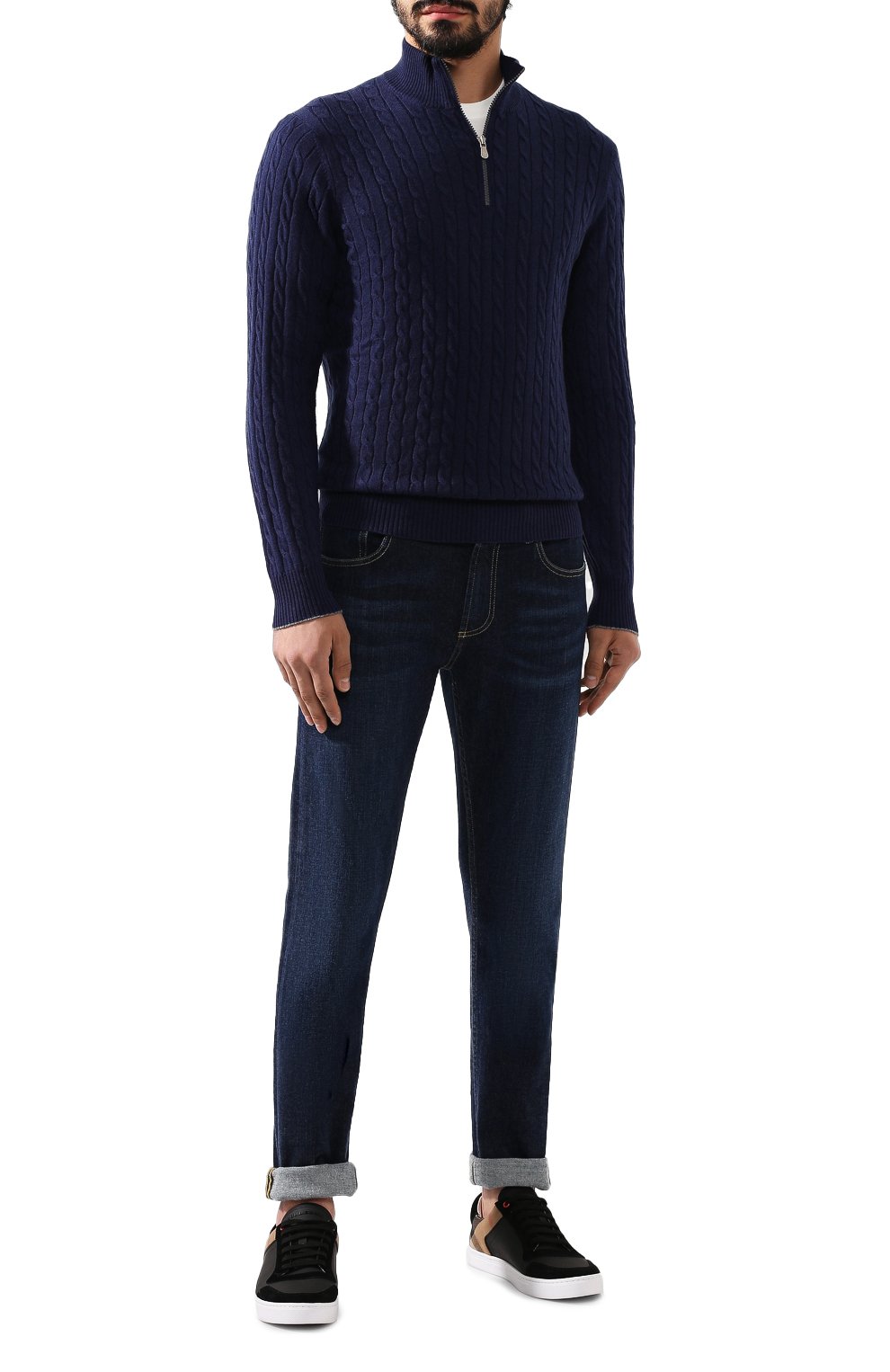 Кашемировый джемпер BRUNELLO CUCINELLI, арт. M2226454, фото 2