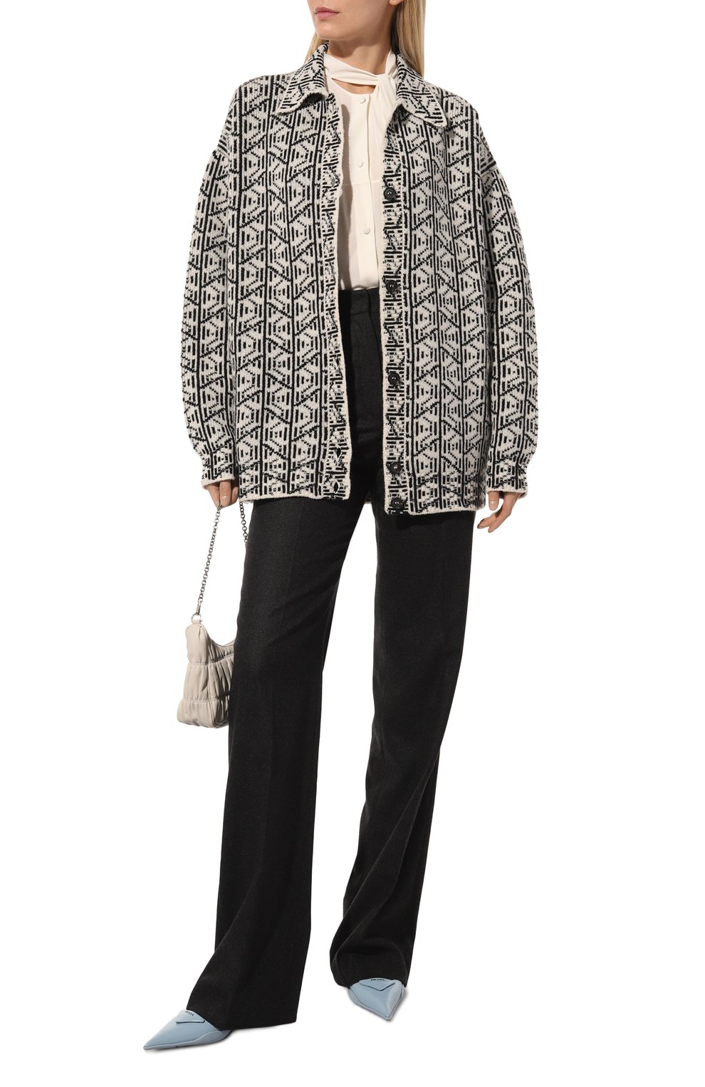 Шерстяной кардиган PRADA, арт. P25I32-1ZGA-F0964-212, фото 2