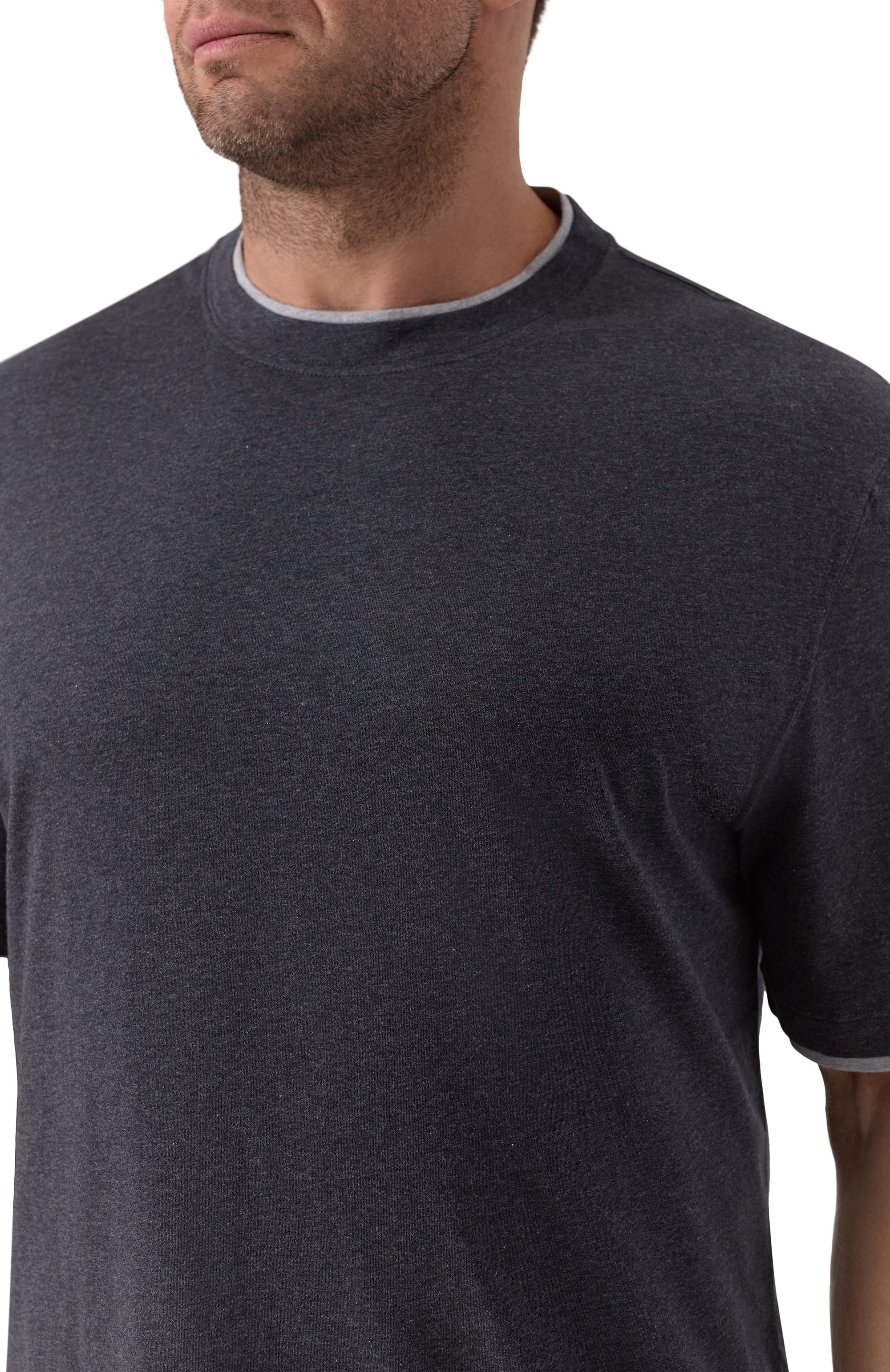 Хлопковая футболка BRUNELLO CUCINELLI, арт. M0B137427, фото 5