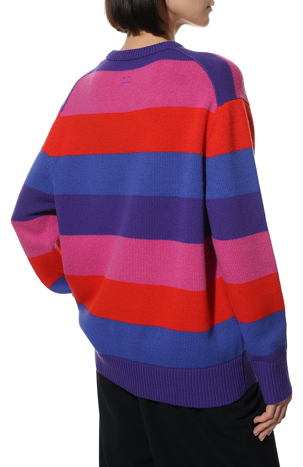 Шерстяной свитер ACNE STUDIOS разноцветного цвета по цене 36250 руб., арт. C60046/W, фото 4 Шерстяной свитер ACNE STUDIOS, арт. C60046/W, фото 4