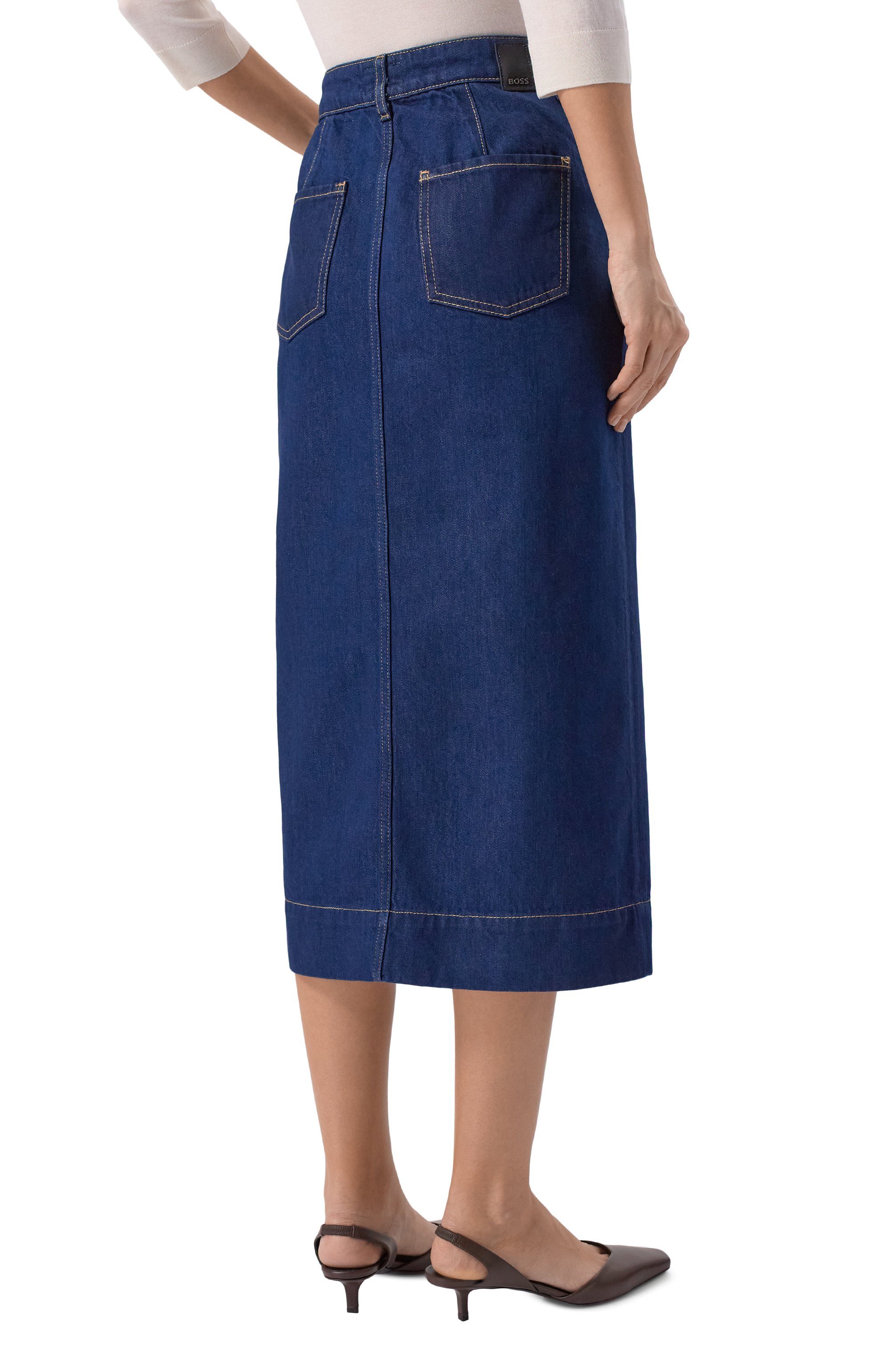 Джинсовая юбка BOSS, арт. 50552446, фото 4