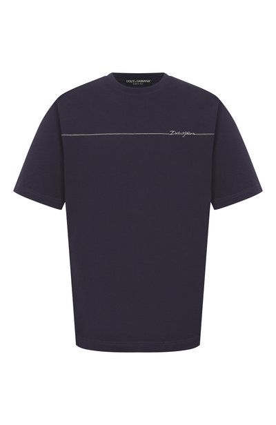 Мужская хлопковая футболка DOLCE & GABBANA, арт. G8PN9Z/G7P9N
