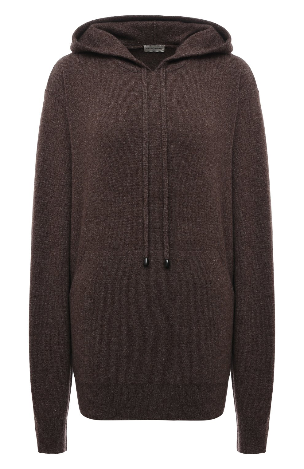Кашемировое худи DRIES VAN NOTEN коричневого цвета по цене 119000 руб., арт. 212-011225-3701, фото 1 Кашемировое худи DRIES VAN NOTEN, арт. 212-011225-3701, фото 1