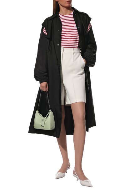 Хлопковая футболка PRADA, арт. 3590A-103D-F0970-221, фото 2