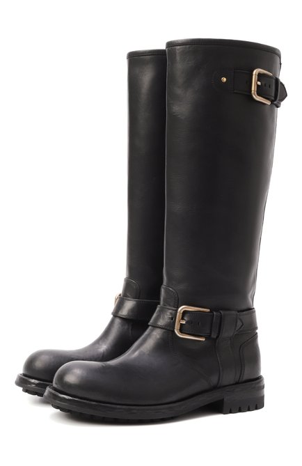 Женские кожаные сапоги bernini 20 DOLCE & GABBANA, арт. CU1213/AW352