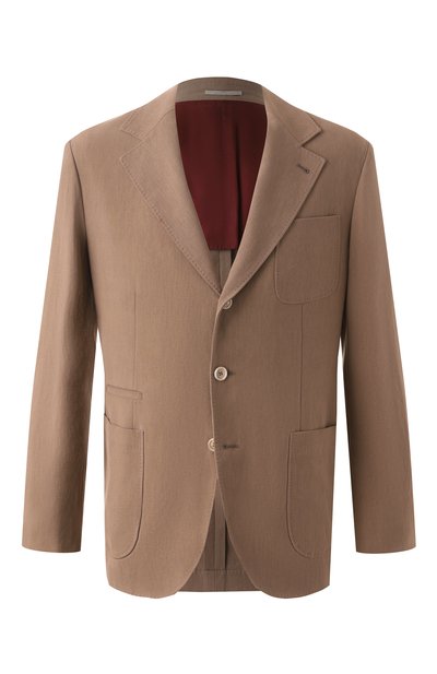 Мужской льняной пиджак BRUNELLO CUCINELLI, арт. MW4317BND