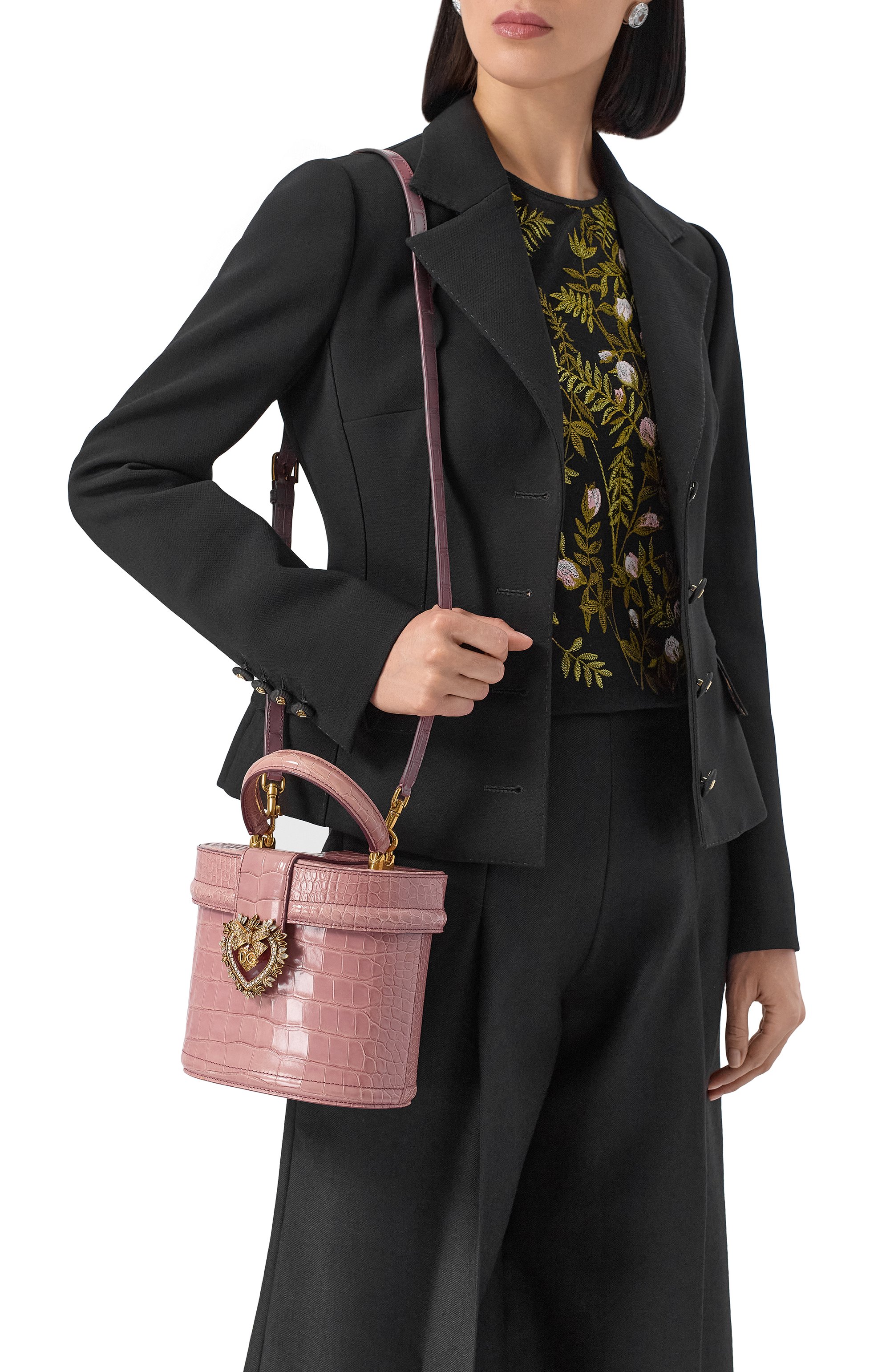 Сумка devotion из кожи аллигатора DOLCE & GABBANA, арт. BB6800/B2DE5/AMIS, фото 2