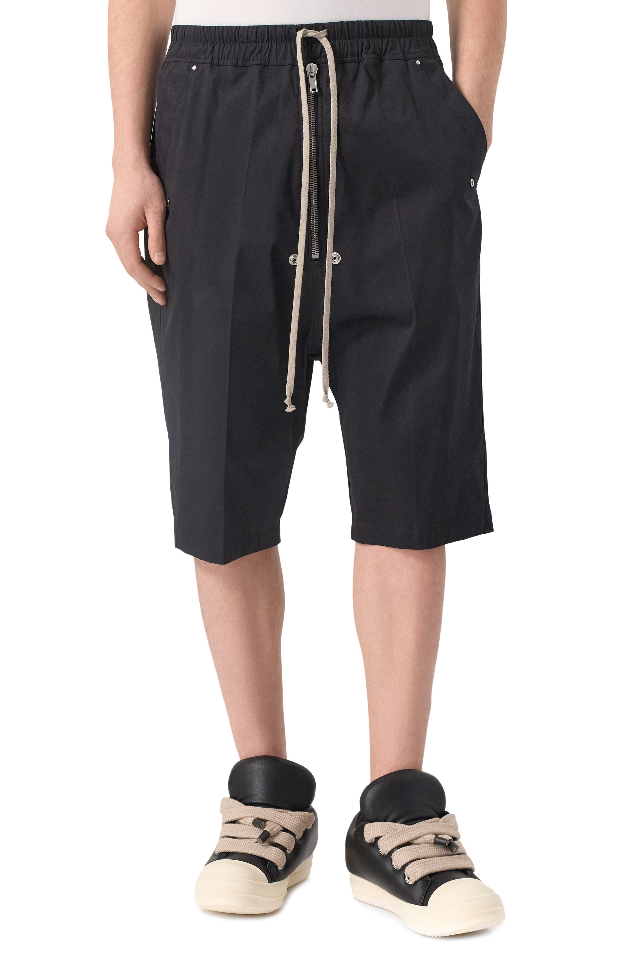 Хлопковые шорты RICK OWENS, арт. RU01E5349/TE, фото 3