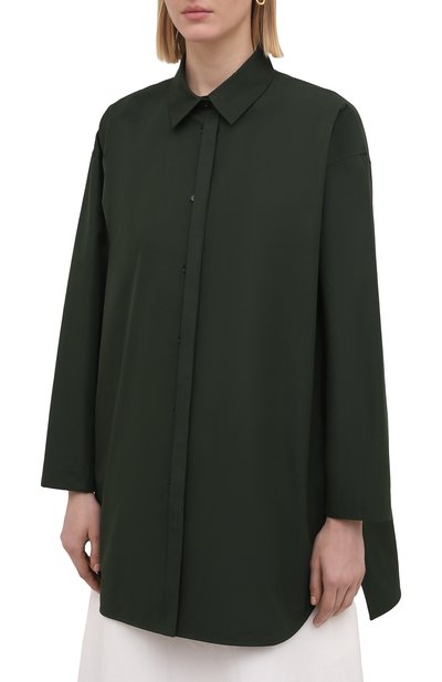 Хлопковая рубашка JIL SANDER, арт. JSWS606905-WS244200, фото 3