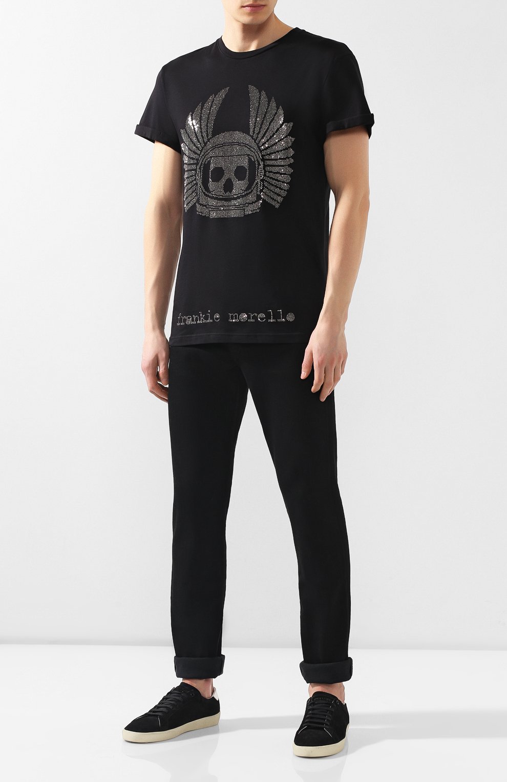 Хлопковая футболка FRANKIE MORELLO, арт. FMCS9152TS, фото 2
