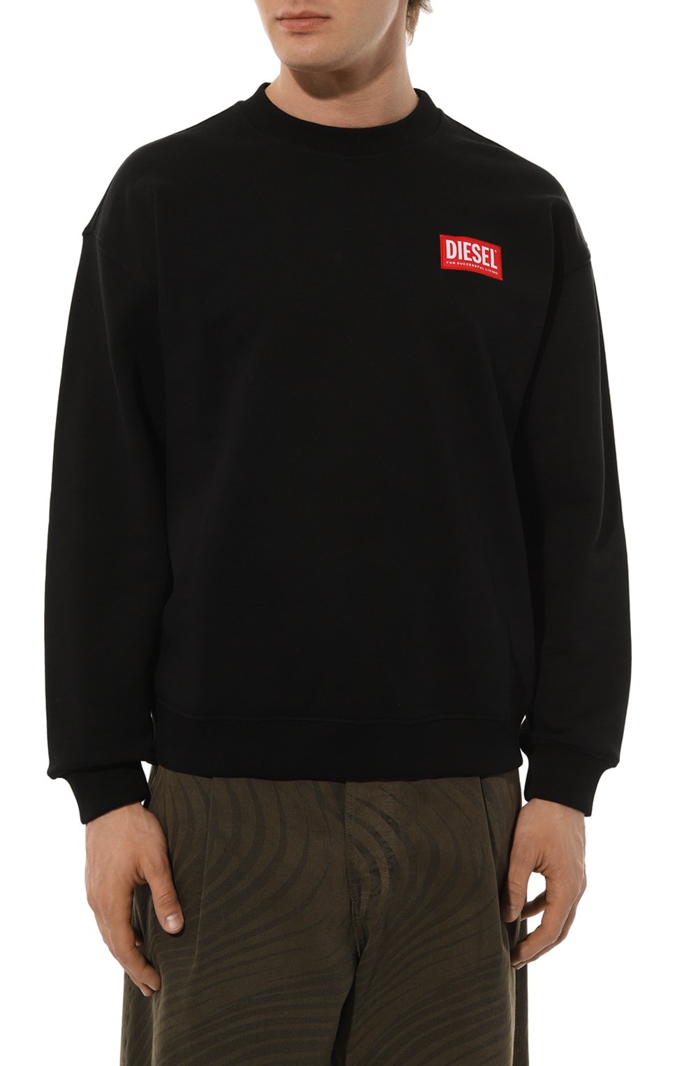 Хлопковый свитшот DIESEL, арт. A11591/0ILAC, фото 3