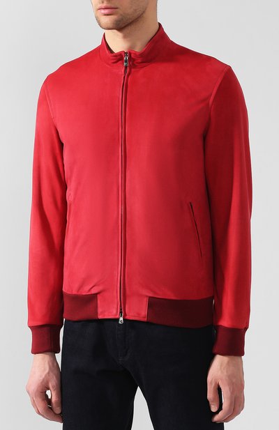 Кожаный бомбер ISAIA, арт. LWR017/PLW11, фото 3