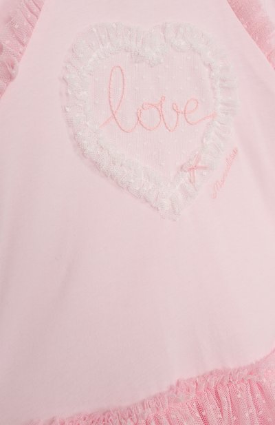 Хлопковое платье MONNALISA, арт. 39F900, фото 3