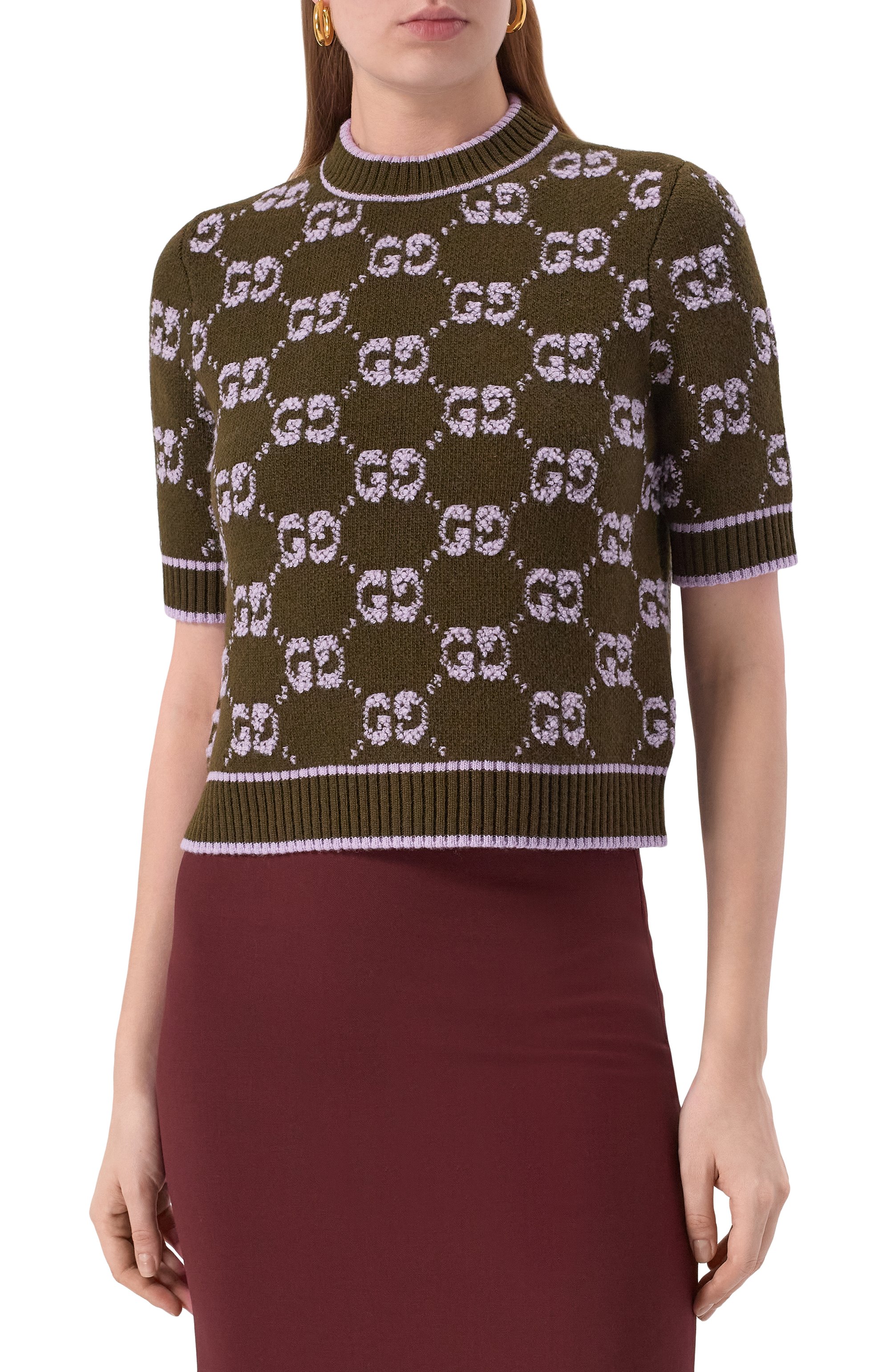 Шерстяной пуловер GUCCI, арт. 770059/XKCNA, фото 3