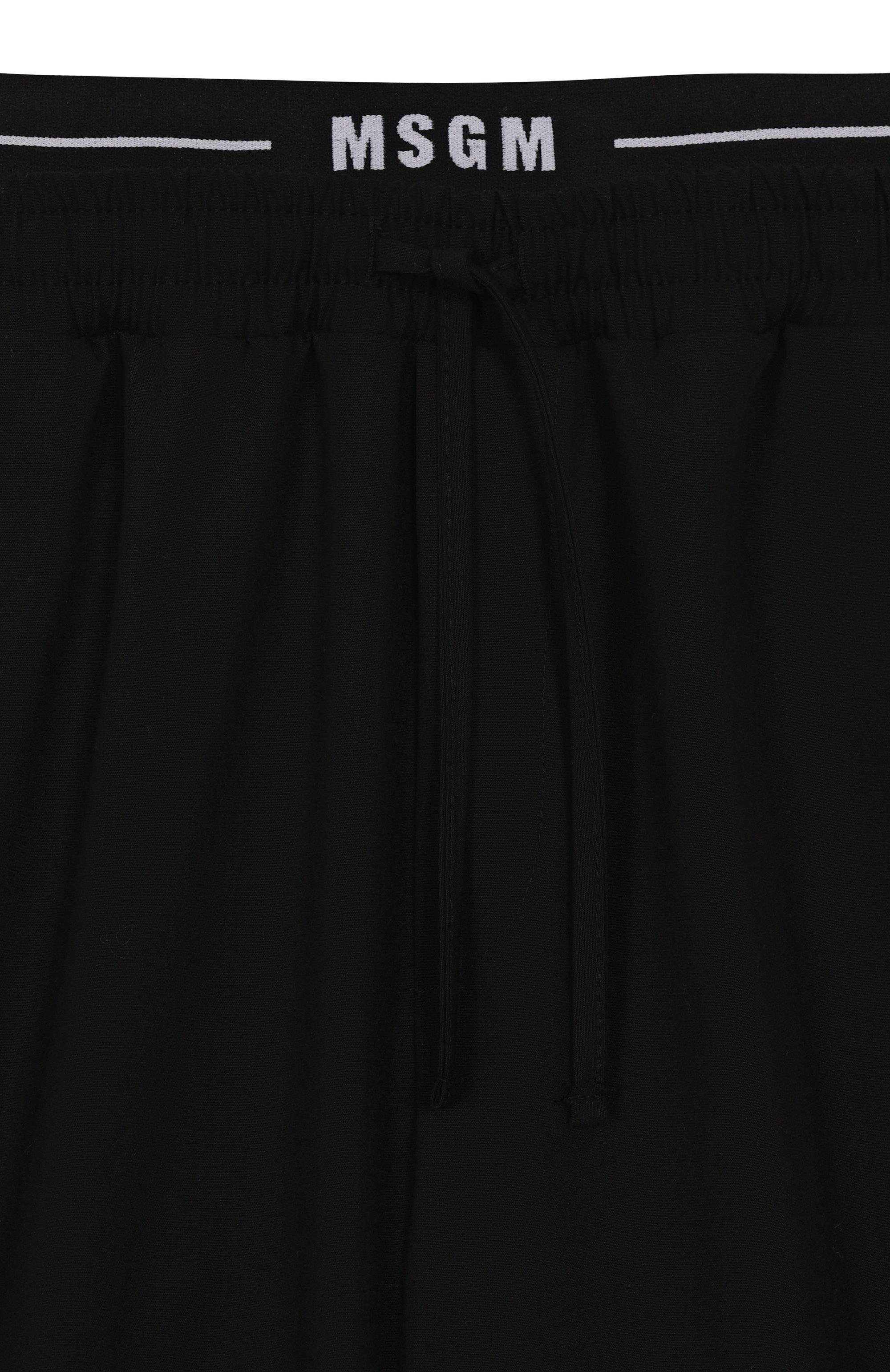 Хлопковые брюки MSGM KIDS, арт. F5MSJUPA275, фото 3