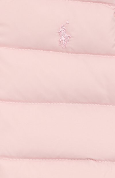 Пуховый жилет POLO RALPH LAUREN розового цвета по цене 17050 руб., арт. 311738501, фото 3 Пуховый жилет POLO RALPH LAUREN, арт. 311738501, фото 3