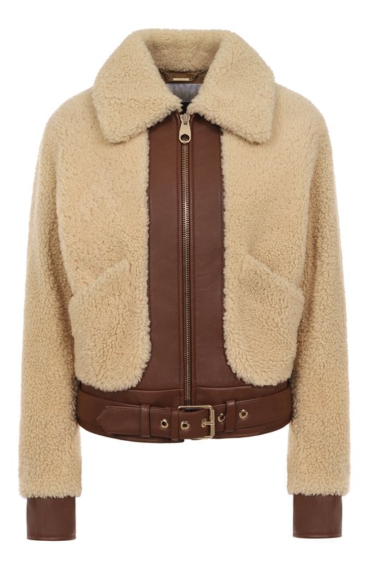 Дубленка из овчины Chloé CHC23ACV05204 113 Бежевый CHC23ACV05204 113