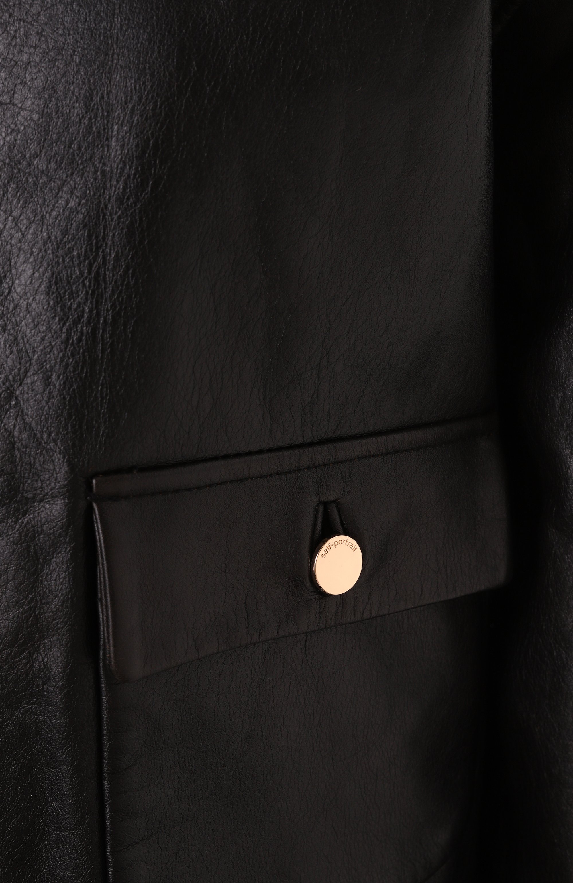 Кожаная куртка SELF-PORTRAIT, арт. RS25-085J-B, фото 6