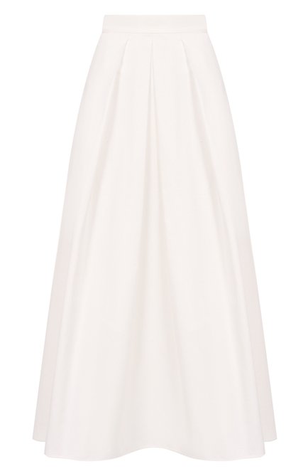 Женская хлопковая юбка ELIE SAAB белого цвета по цене 0 руб., арт. SK109 | Фото 1