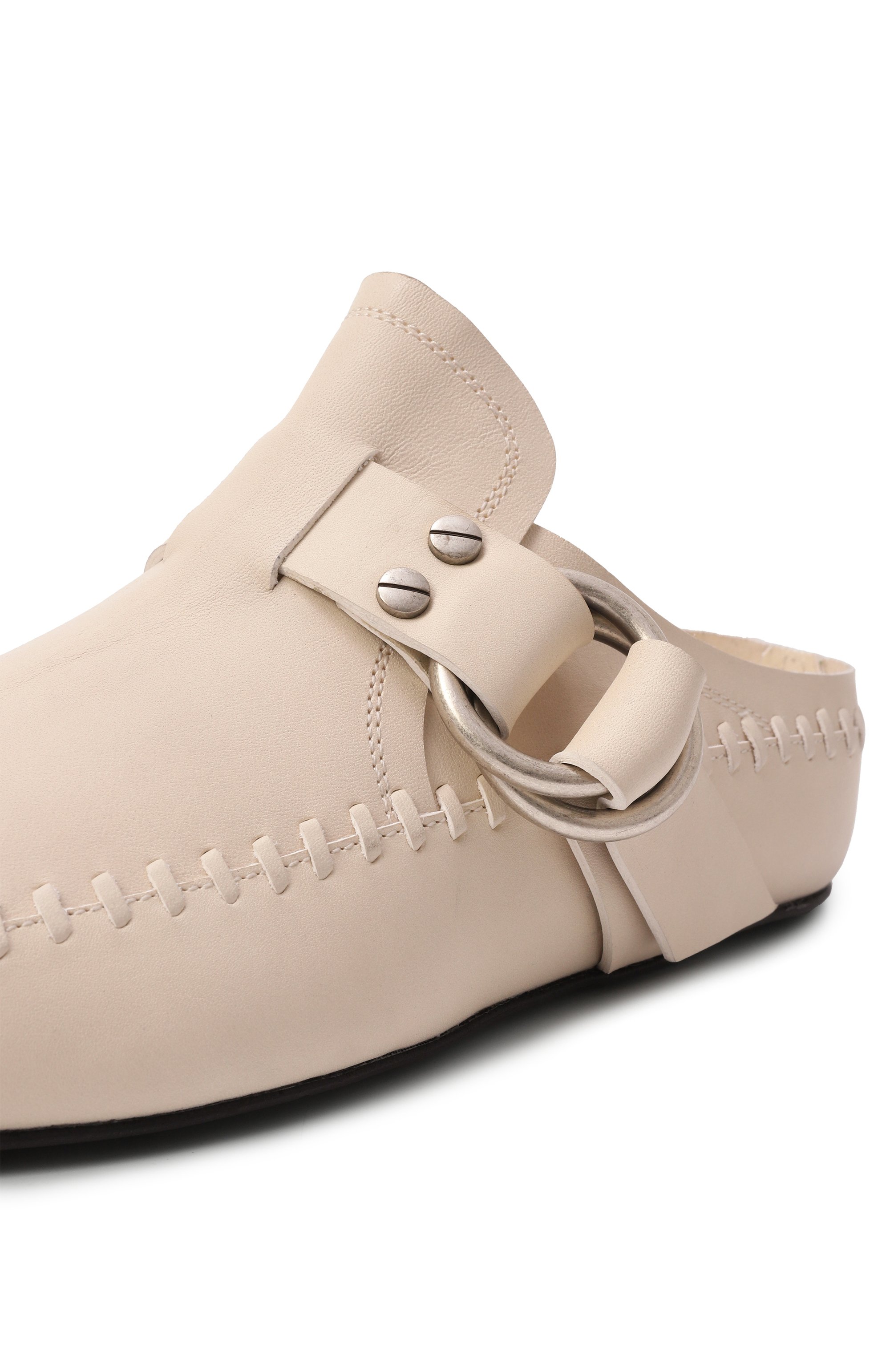 Кожаные сабо ande ANN DEMEULEMEESTER, арт. B0012921/LT154, фото 7