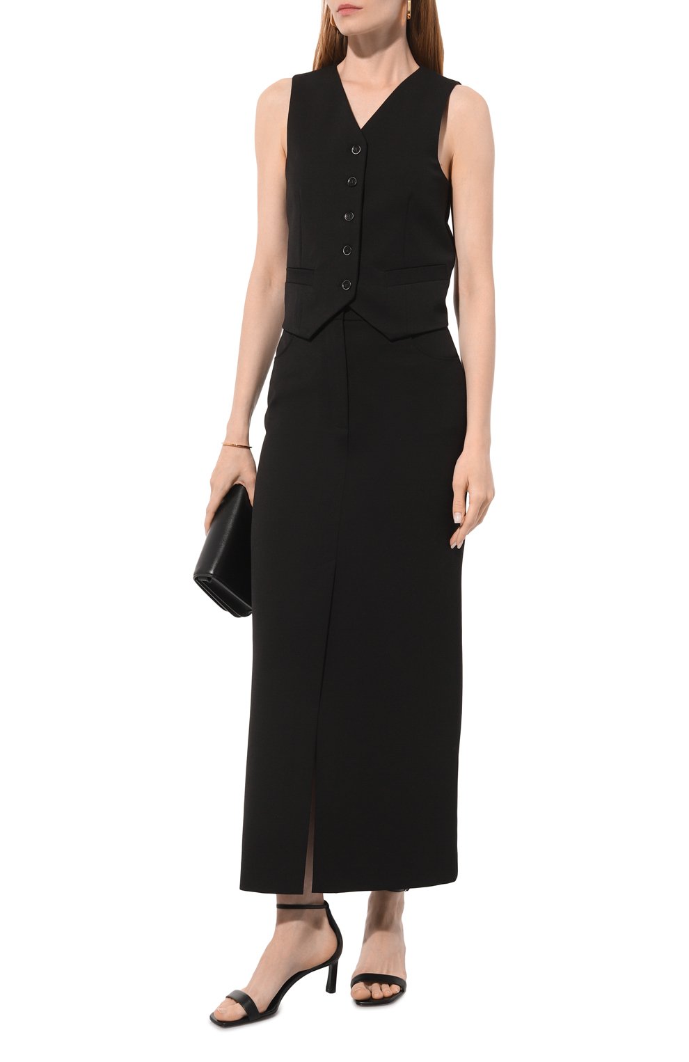 Юбка BEATRICE .B черного цвета по цене 27700 руб., арт. 24FA5875/TWILL, фото 2 Юбка BEATRICE .B, арт. 24FA5875/TWILL, фото 2