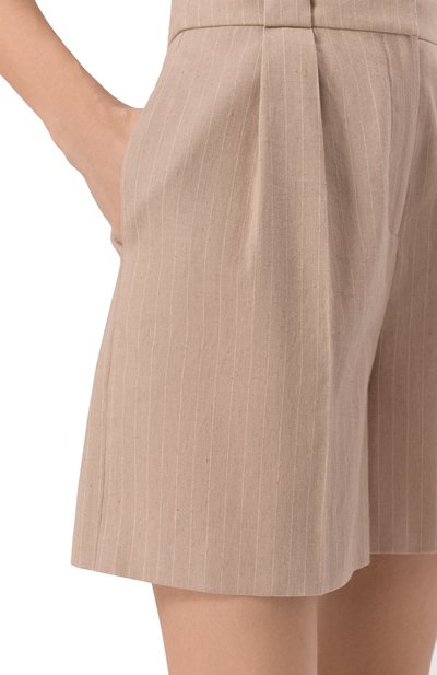 Шорты из  хлопка и льна HUGO, арт. 50559853, фото 5