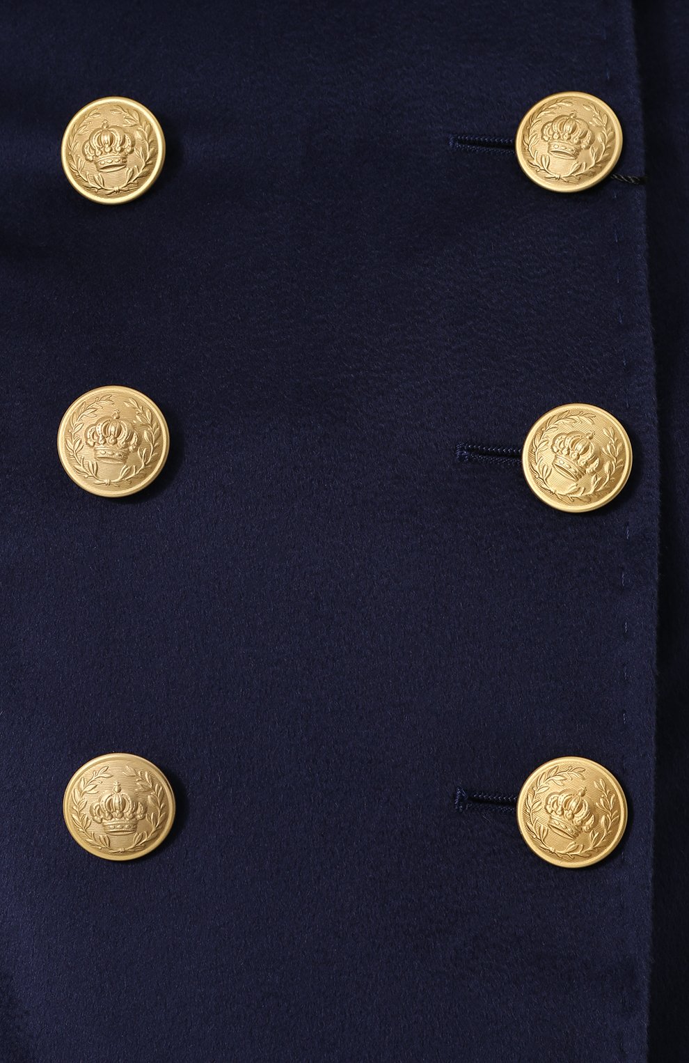 Двубортное шерстяное пальто с декоративными пуговицами DOLCE & GABBANA, арт. F0W00T/FU2Y6, фото 5