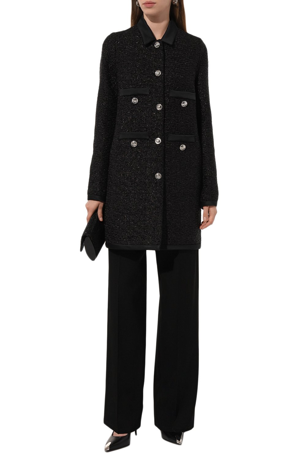 Твидовое пальто GIAMBATTISTA VALLI, арт. 24FWSVGT8061-92UBE, фото 2
