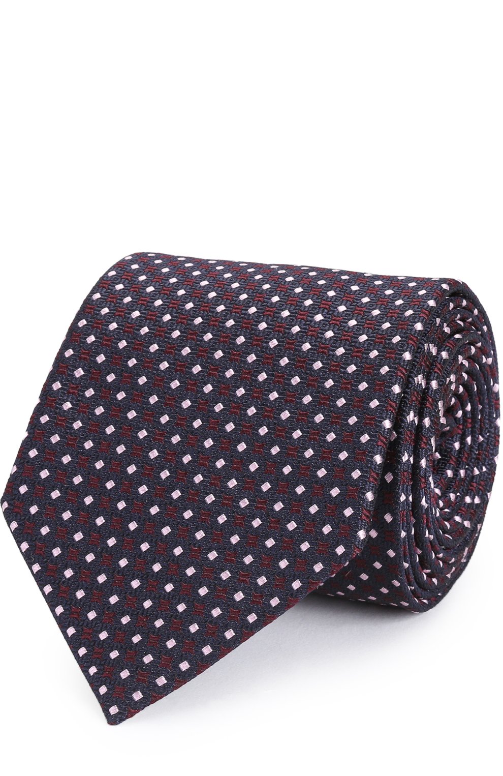 Шелковый галстук с узором ZEGNA, арт. Z9E001L8, фото 1