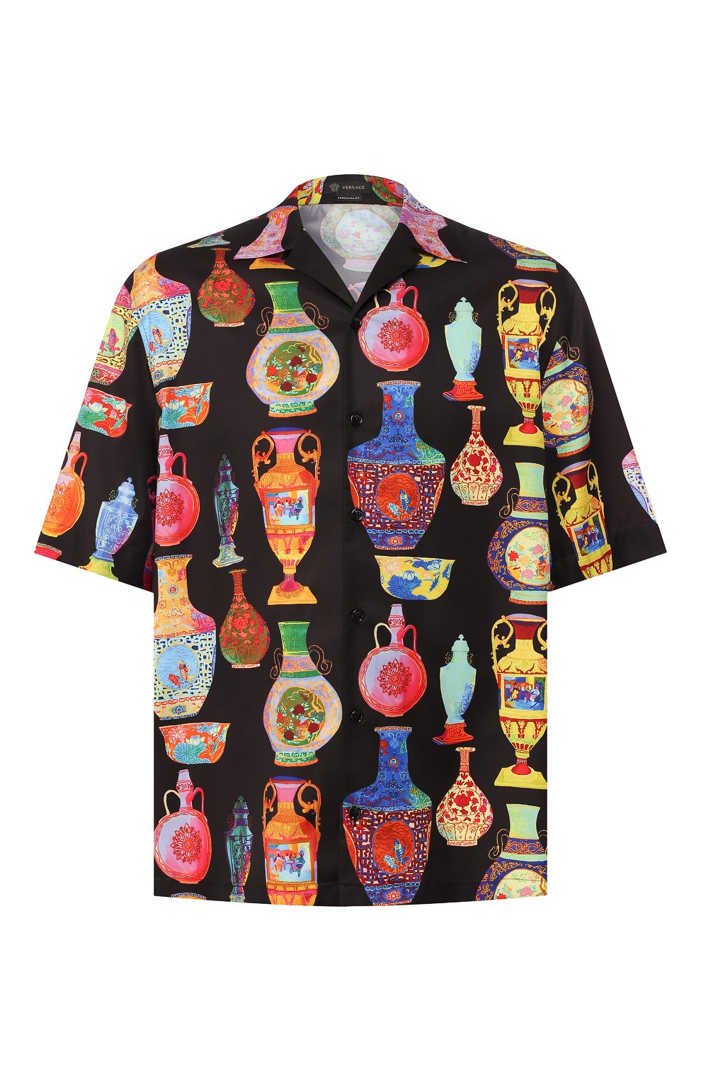 Рубашка VERSACE разноцветного цвета по цене 105500 руб., арт. A85919/A233880, фото 1 Рубашка VERSACE, арт. A85919/A233880, фото 1