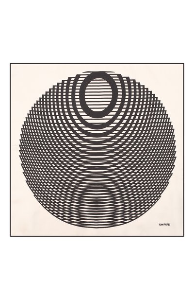 Шелковый платок TOM FORD белого цвета по цене 19750 руб., арт. 6TF103/TF312, фото 3 Шелковый платок TOM FORD, арт. 6TF103/TF312, фото 3