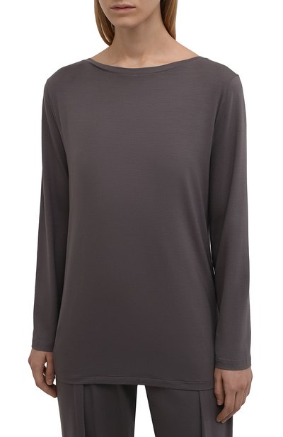 Лонгслив ZIMMERLI серого цвета по цене 14700 руб., арт. 700-4075, фото 3 Лонгслив ZIMMERLI, арт. 700-4075, фото 3